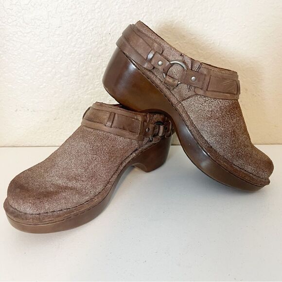 Ariat Western Abberly leather harness Buckle clogs. Size 9 - Picture 5 of 17